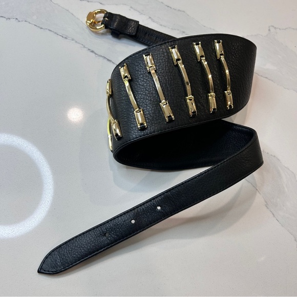 B-Low The Belt Statement Leather Cummerbund Belt - Picture 10 of 13